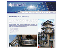 Tablet Screenshot of alphasafe.com.au